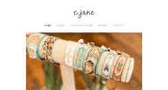 Desktop Screenshot of cjane.com